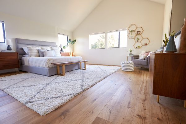 Interior Shot Of Stylish Modern Bedroom In Empty House